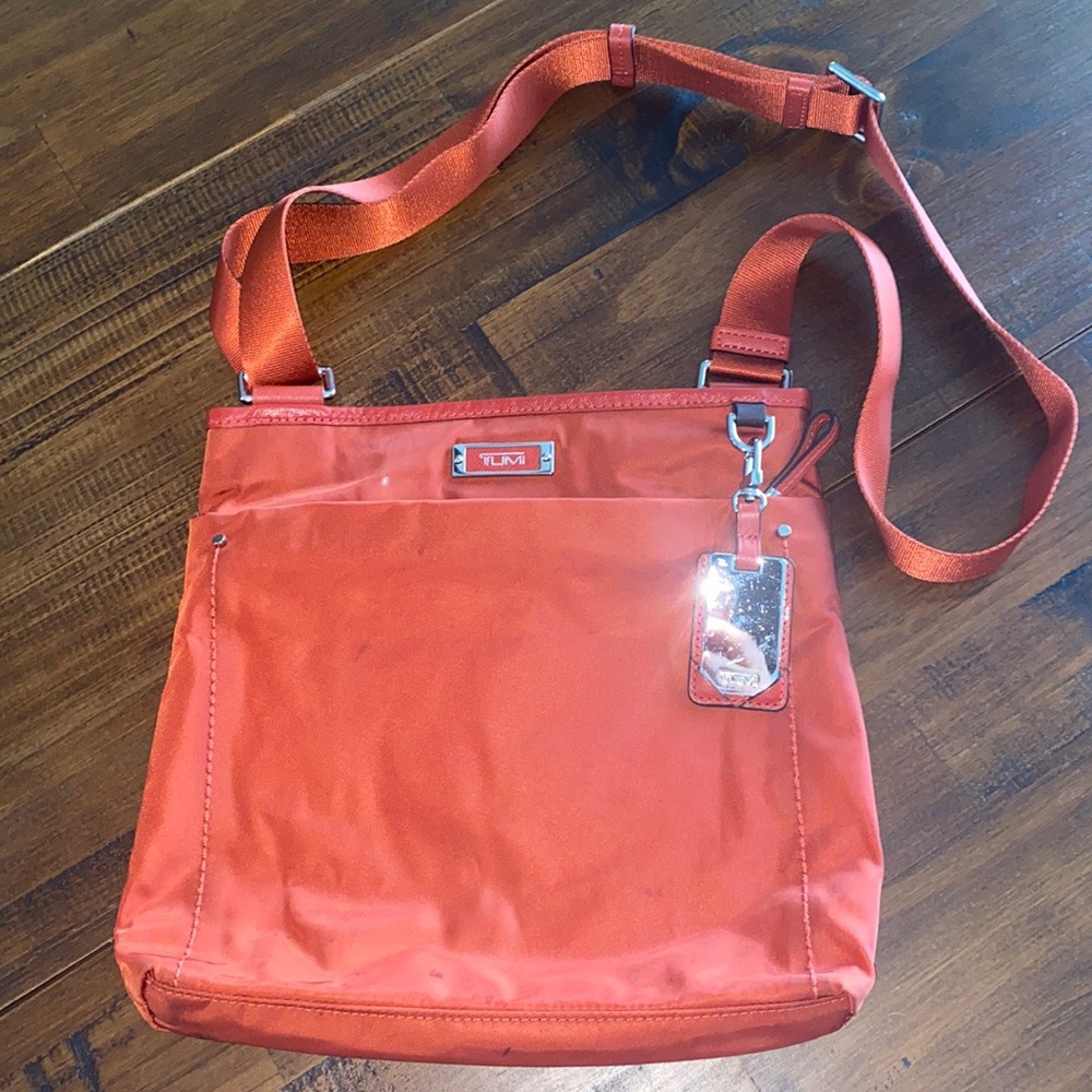 Tumi Orange Crossbody Bag